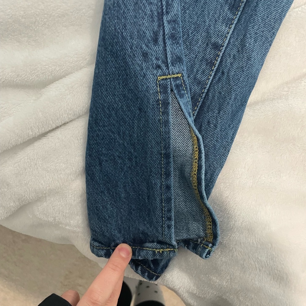 GOOD AMERICAN “Good Boy” High Waist Boyfriend Jeans womens size 4/27 - Picture 8 of 11